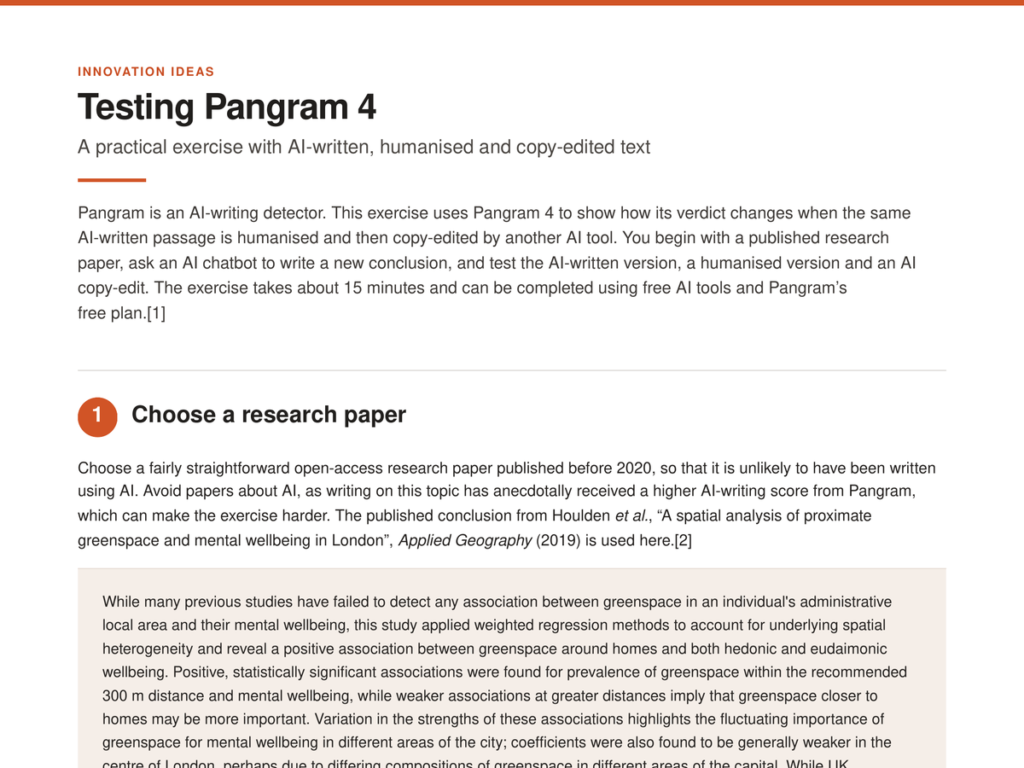 Testing Pangram 4: a practical exercise Testing pangram practical exercise